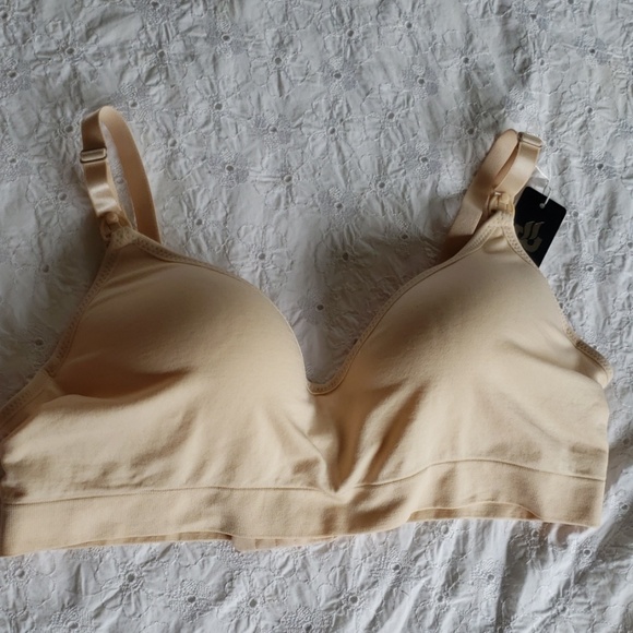 New nursing bra XL beige maternity - Picture 1 of 3